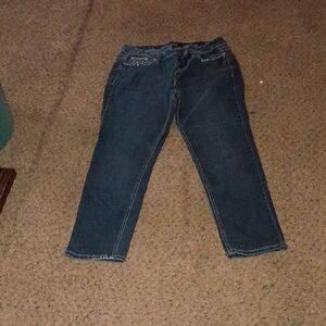 Earl Jeans Dark Blue Ankle Jeans